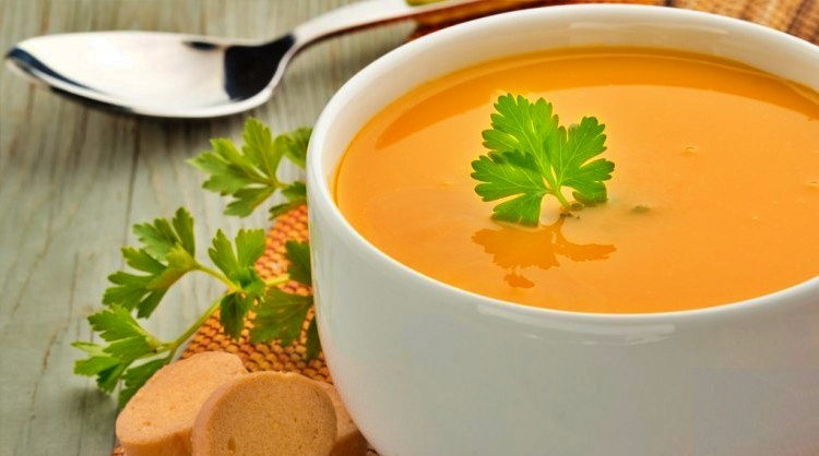 شوربة البطاطا الحلوة