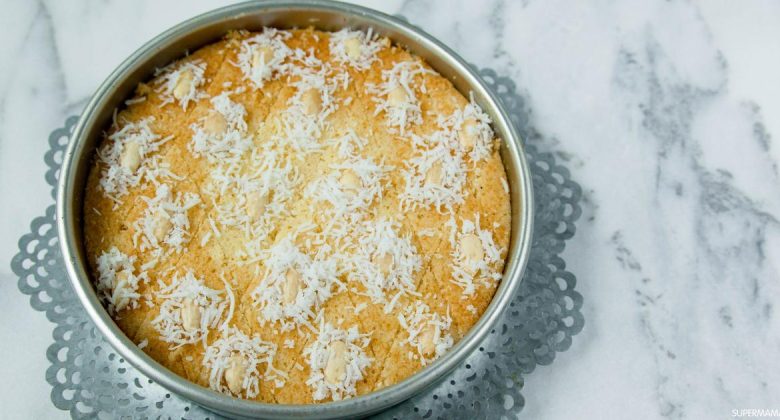 طريقة عمل كعكة السميد الصحية بدون فرن