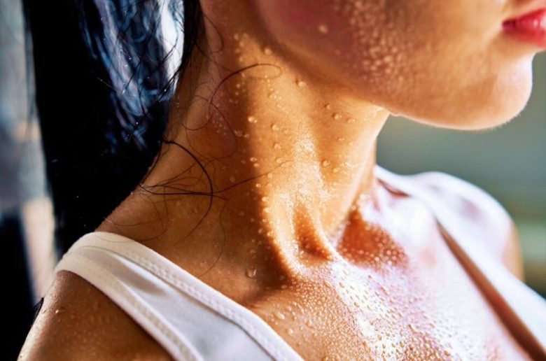 التعرق الزائد وحرق السعرات الحرارية