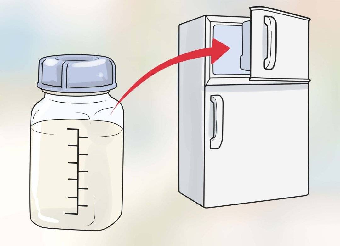تجنبي إعادة كمية حليب الثدي المتبقية للثلاجة