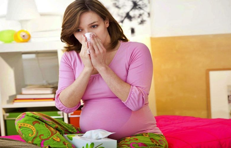 سيلان أنف النساء الحوامل