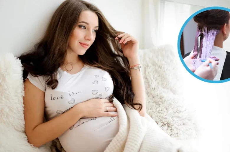 صبغ الشعر أثناء الحمل