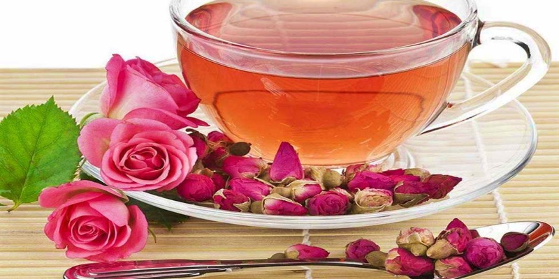 شاي أوراق الورد