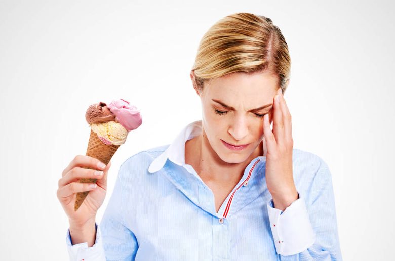 صداع الأيس كريم