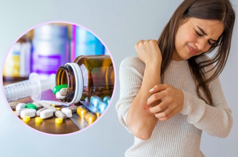 بعض أنواع الأدوية الشائعة المسببة للطفح الجلدي