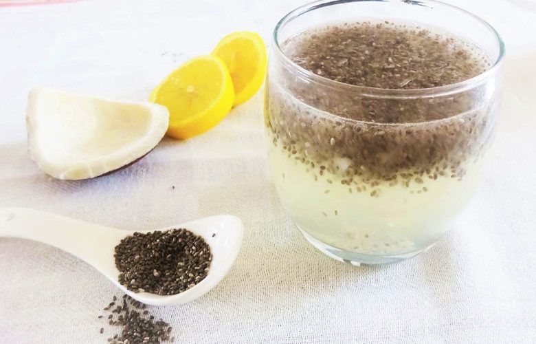 فوائد صحية رائعة عند تناول منقوع بذور الشيا بماء جوز الهند