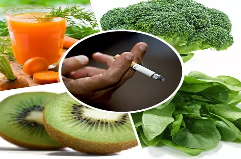 مصادر غذائية للتخلص من آثار النيكوتين بالجسم