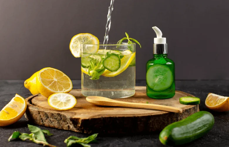 مشروب رائع لتفتيح البشرة باستخدام الليمون والخيار مشروب رائع لتفتيح البشرة باستخدام الليمون والخيار