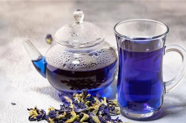 فوائد الشاي الأزرق