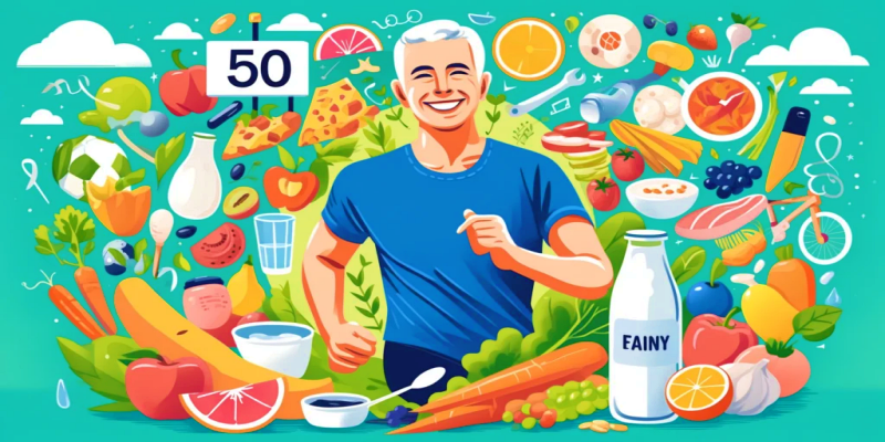التغذية الصحية لمن تجاوزوا سن الـ 50 عاما