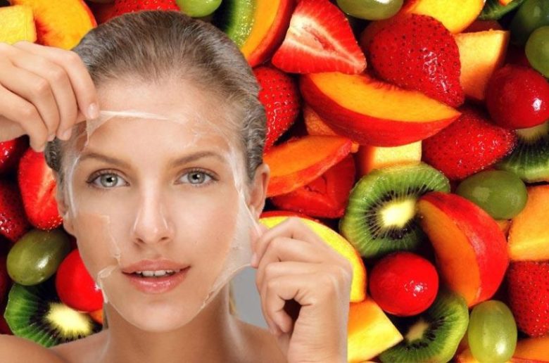 تقشير أحماض الفواكه