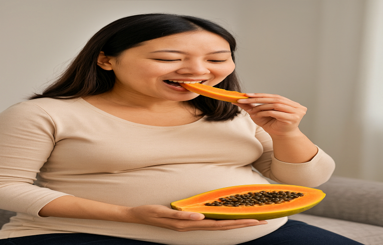 كيف تستطيع المرأة الحامل تناول فاكهة البابايا بأمان؟