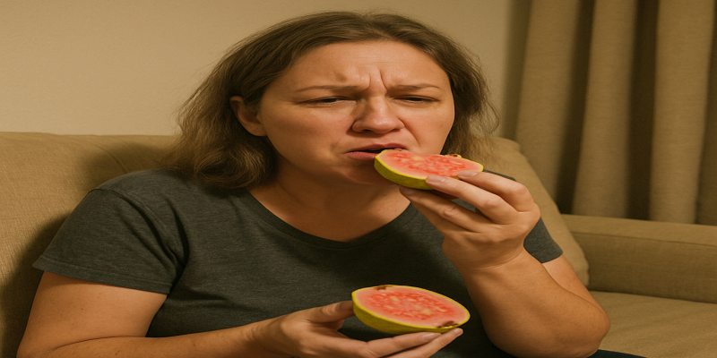 ما هي التوابع السلبية التي تعود على الجسم عند تناول الجوافة مساءا بشكل خاطئ؟