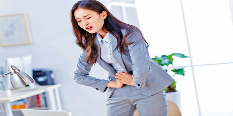 الإجهاد والشكوى من آلام المعدة