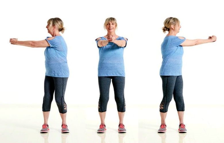 انقاص دهون البطن بعد سن الـ 50 مع تمرين دوران الجذع