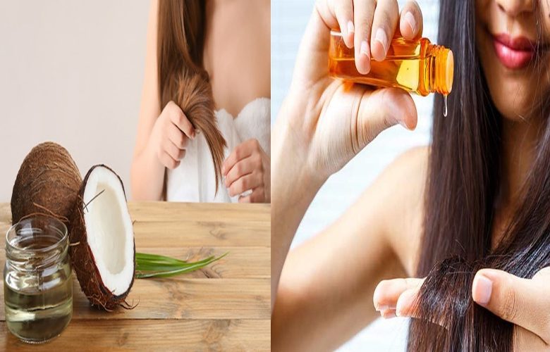 نوعان من الزيوت الطبيعية للحصول على شعر أسود لامع وناعم