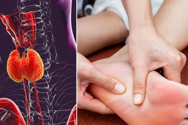 تأثير الغدة الدرقية على القدمين