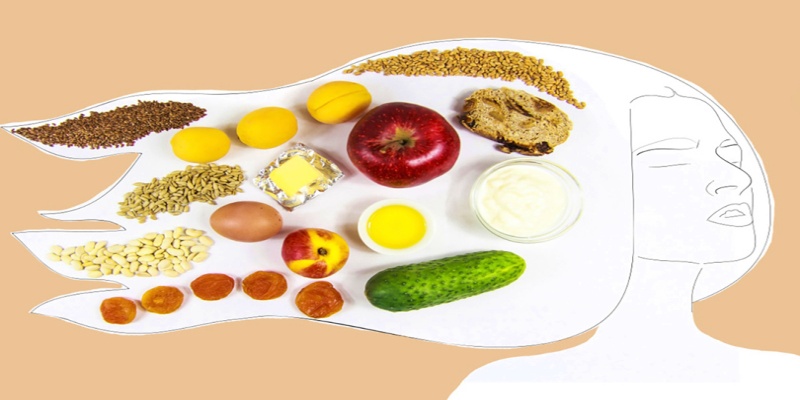 دور العناصر الغذائية في نمو الشعر وصحة الأمعاء