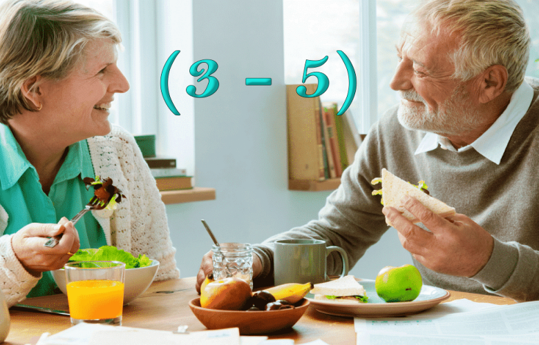 قاعدة 5 - 3 الغذائية للعيش بسعادة وصحة بعد بلوغ سن الـ 50