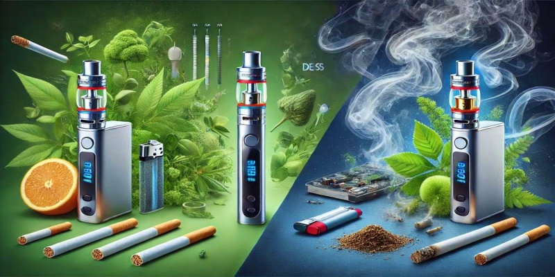 أهم المركبات الضارة المتواجدة بالسجائر الإلكترونية