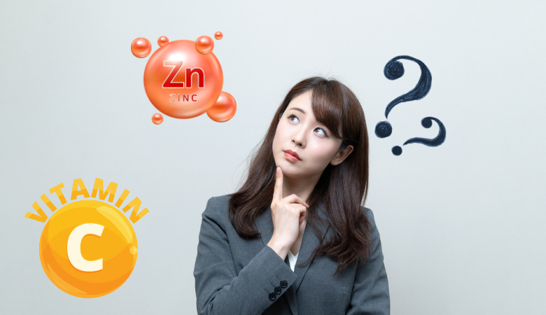 الجمع بين فيتامين سي ومعدن الزنك