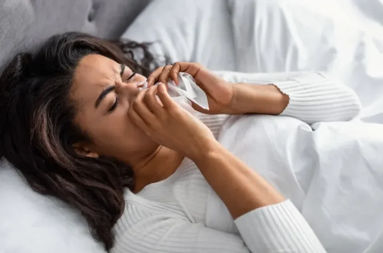 انسداد الأنف عند الإستلقاء