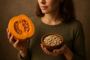 بذور اليقطين لتخفيف أعراض متلازمة ماقبل  الحيض