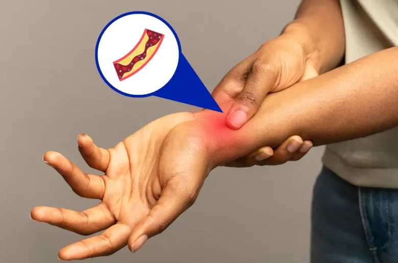 جلطة الدم في الذراع