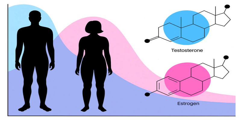 عدم التوازن بين الإستروجين والأنودروجينات (التستوستيرون)