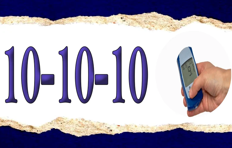 كيف تساعد قاعدة 10-10-10 في التحكم بمستويات السكر بالدم؟