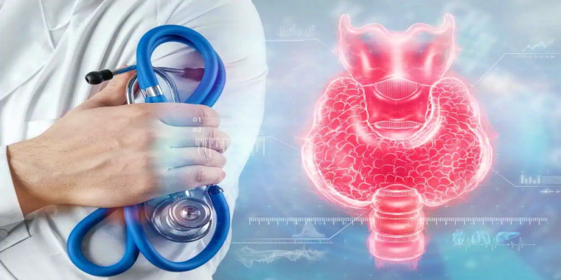 ما هي أنماط التشخيص والعلاج المتبعة مع مشاكل الغدة هذه؟