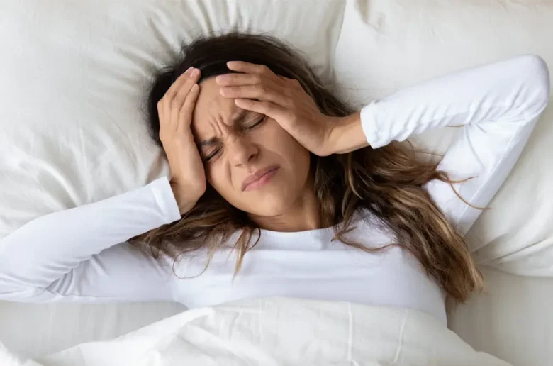 ماهو موضع الصداع الناجم عن قلة النوم في رأسك ؟