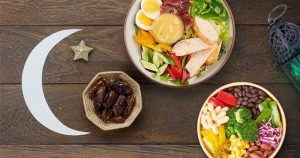 تناول الطعام على أجزاء