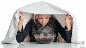 استنشاق بخار الفلفل الأسود