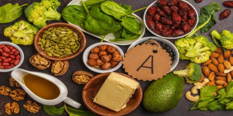 الأطعمة الغنية بفيتامين أ