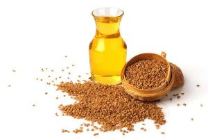 بذور الحلبة مع زيت الزيتون