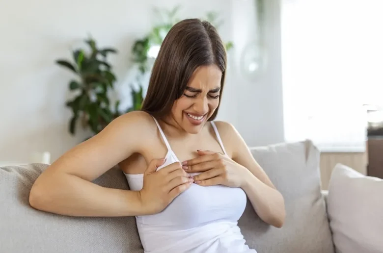 تشنج الأوعية الدموية في حلمة الثدي