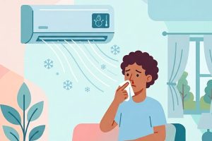  العلاقة بين التعرض لمكيفات الهواء ونزيف الأنف
