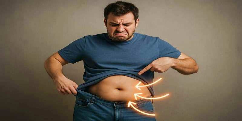  ما هي أسباب تراكم دهون البطن بسهولة بعد سن الثلاثين؟