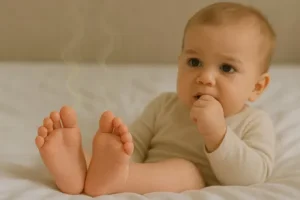 الأسباب المحتملة لتعرق القدمين لدى الأطفال حديثي الولادة