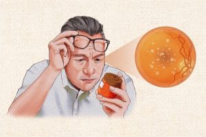 الأعراض الشائعة للتنكس البقعي