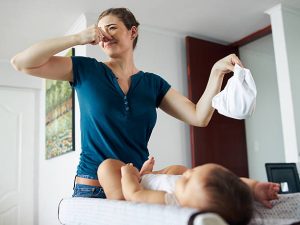 زيادة حامضية براز الرضع